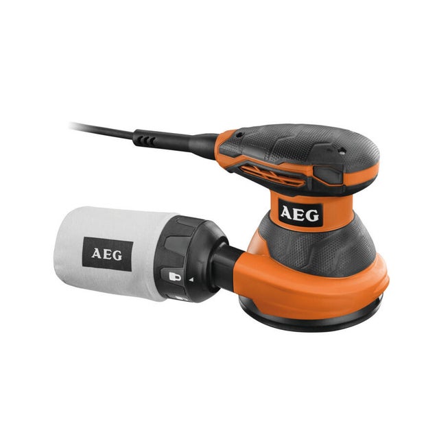 Ponceuse excentrique orbitale filaire 300 W Diam.125 mm - AEG - EX 125 ED SET