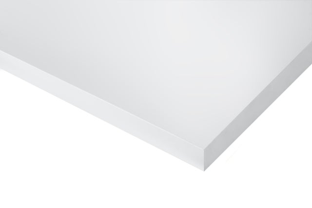 Plan de travail îlot stratifié blanc mat L.1840 x P.1000 x ép.38 mm hydrofuge