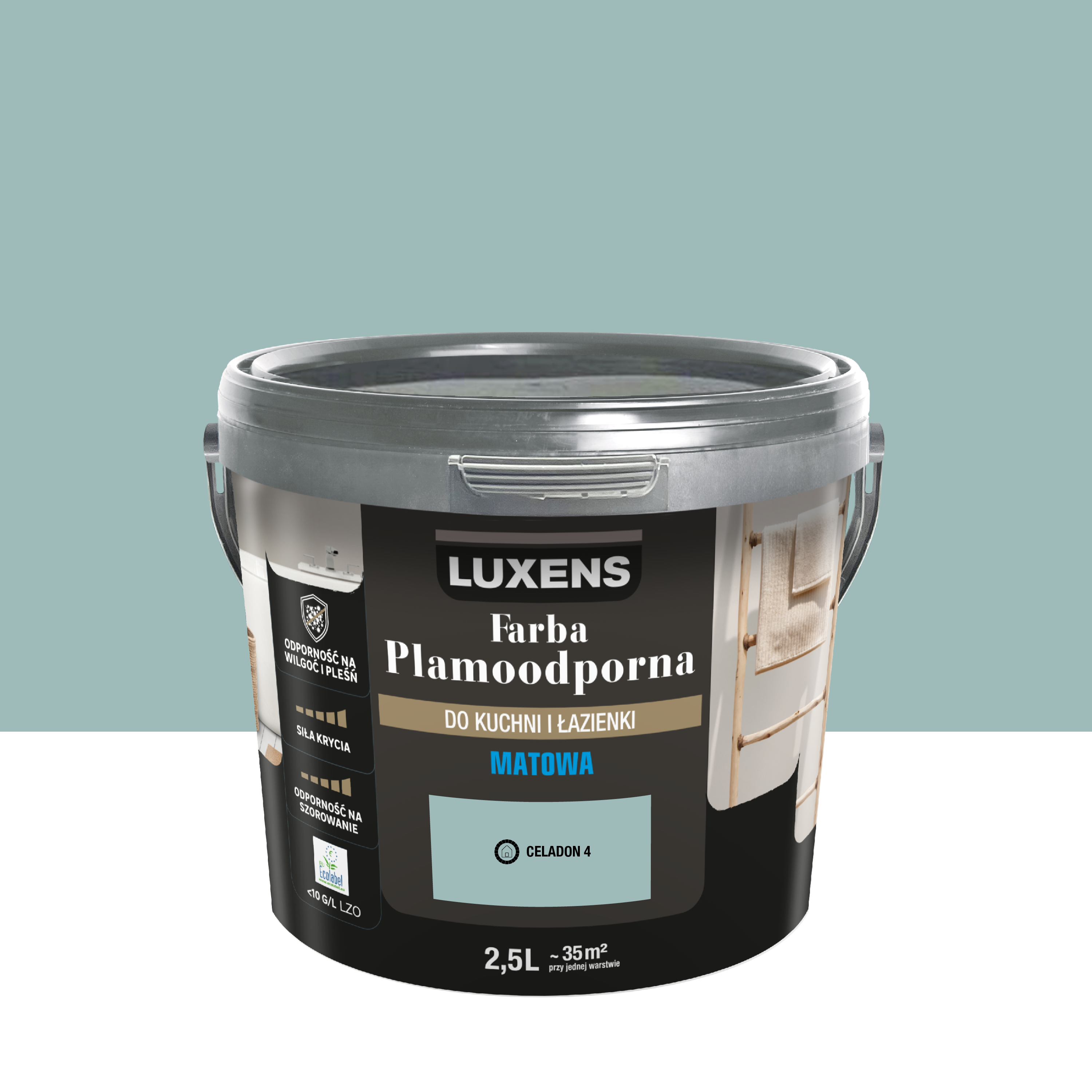 Farba Luxens Plamoodporna do kuchni i łazienki Celado 4 2.5 l
