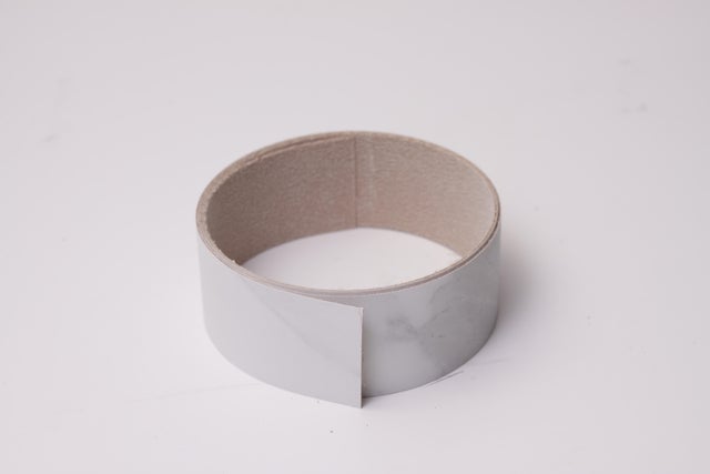 Bande de chant à coller L.3000 x l.45 mm - Marbre blanc