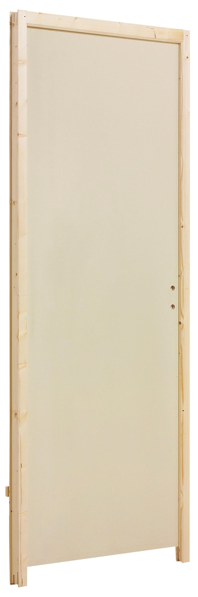 Bloc-porte isoplan prépeint Larg.83 cm poussant gauche alvéolaire Huiss.88 mm
