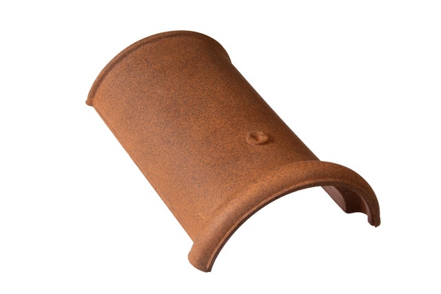 Faîtière demi ronde de 33 Regence brun vieilli - MONIER
