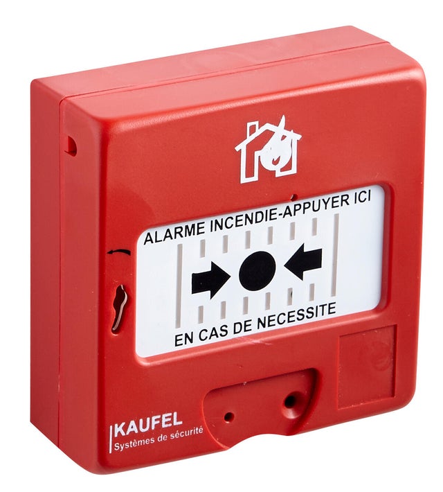 Declencheur d'alarme rouge