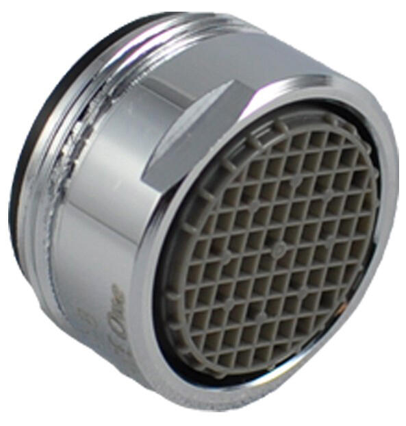 Mousseur NF chrome Mâle Diam.24 mm