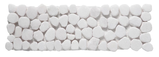 Frise carrelage murale blanc l.10 x L.30 cm