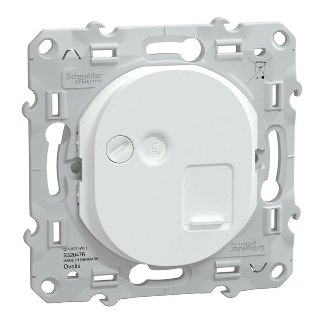 Prise RJ45  OVALIS 2 - SCHNEIDER ELECTRIC