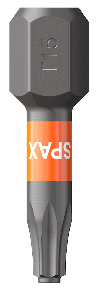 EMBOUT SPAX T-STAR 25MM T15 5 PCS