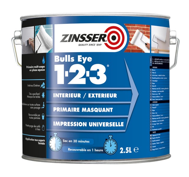 Zinsser bulls eye prim masquan univ 2,5l