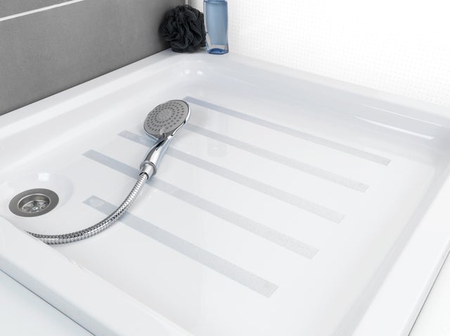Surface antidérapante pour baignoire et douche transparent pour douche . WENKO