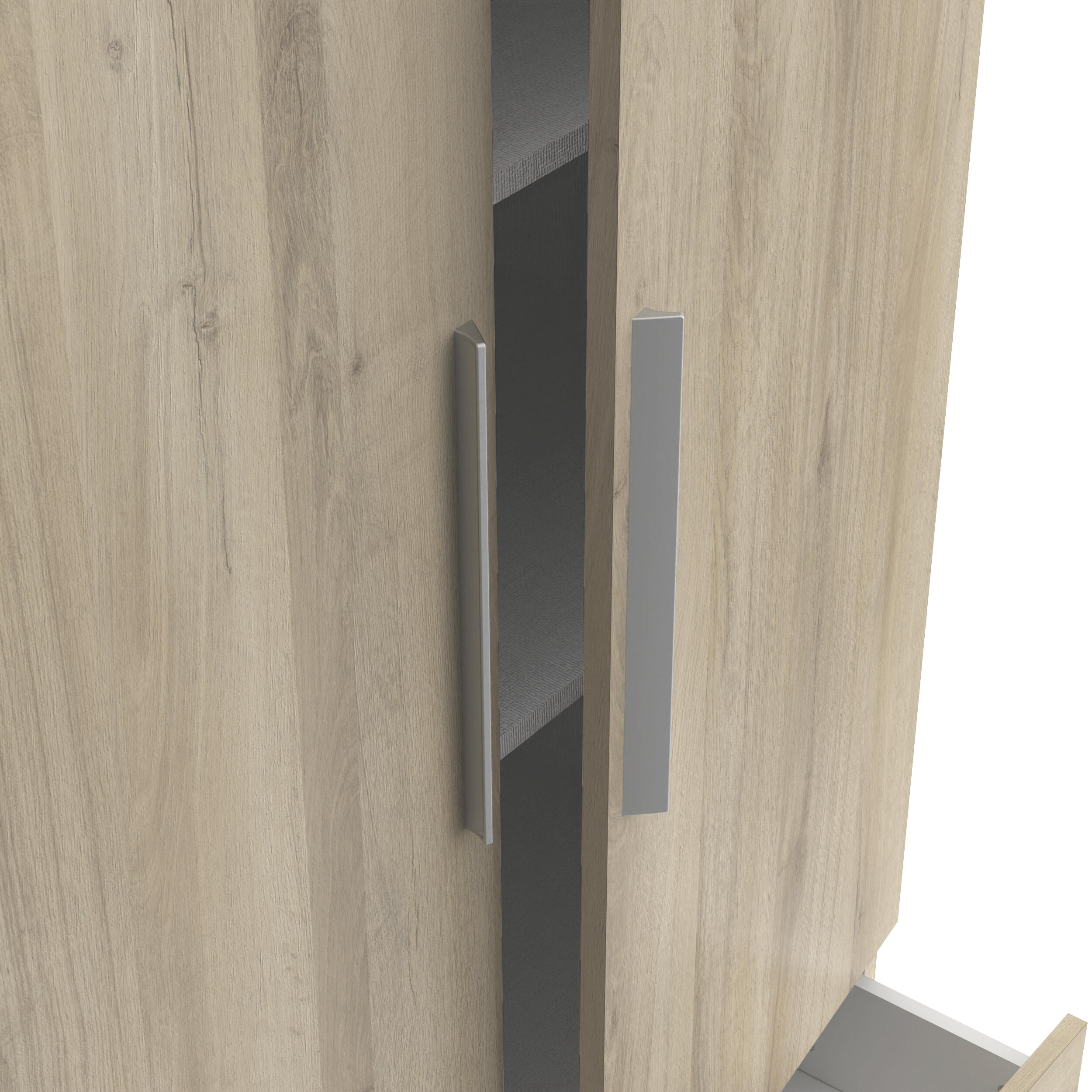 Armario puerta abatible Glory 178.1x191.5x51.4cm roble - 4