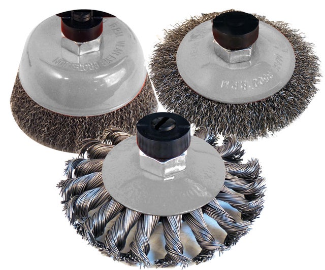 Lot de 3 brosses abrasives pour meuleuse - FARTOOLS - TECNUM