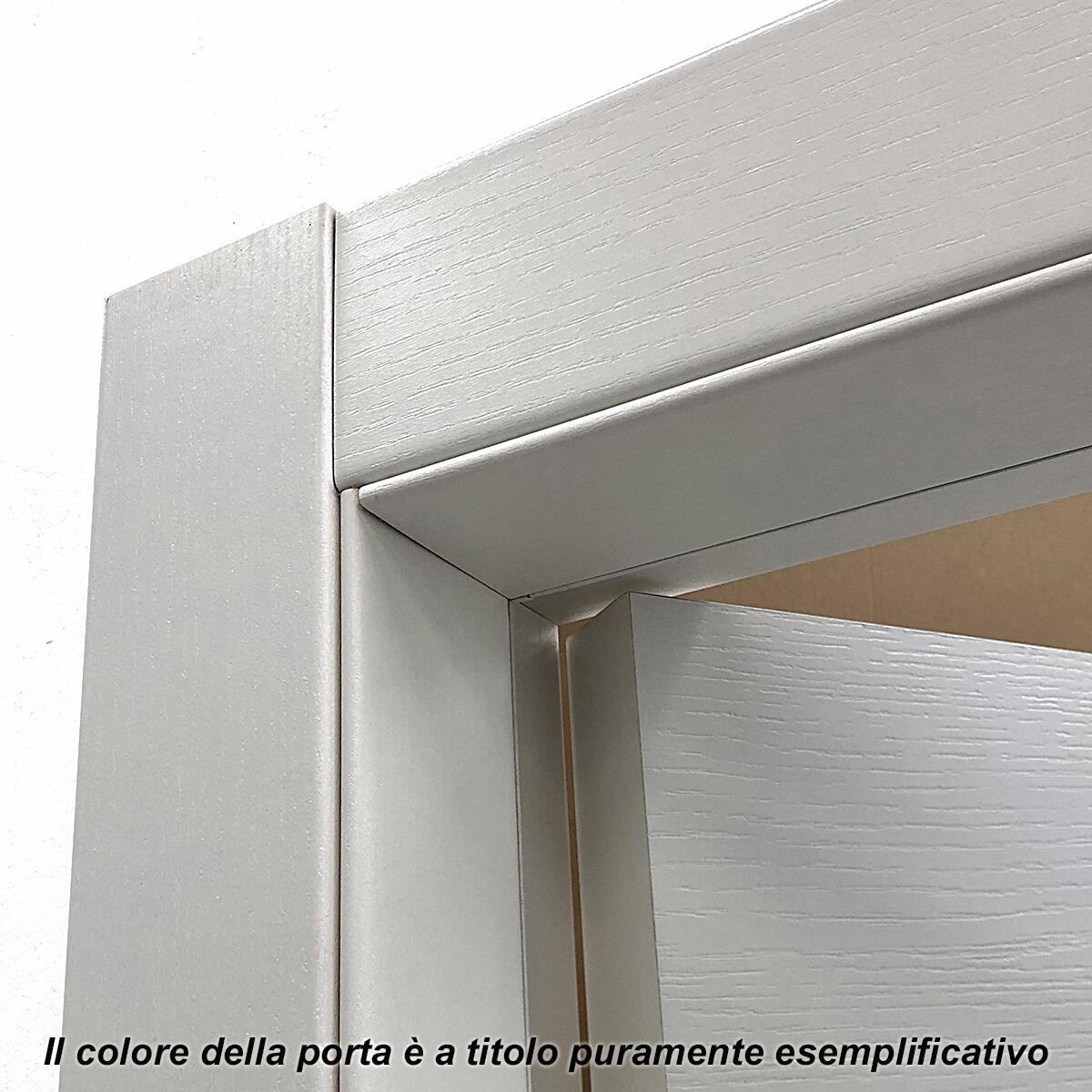 Telaio per porta Bach bianco in legno L 80 x H 210 cm - 2