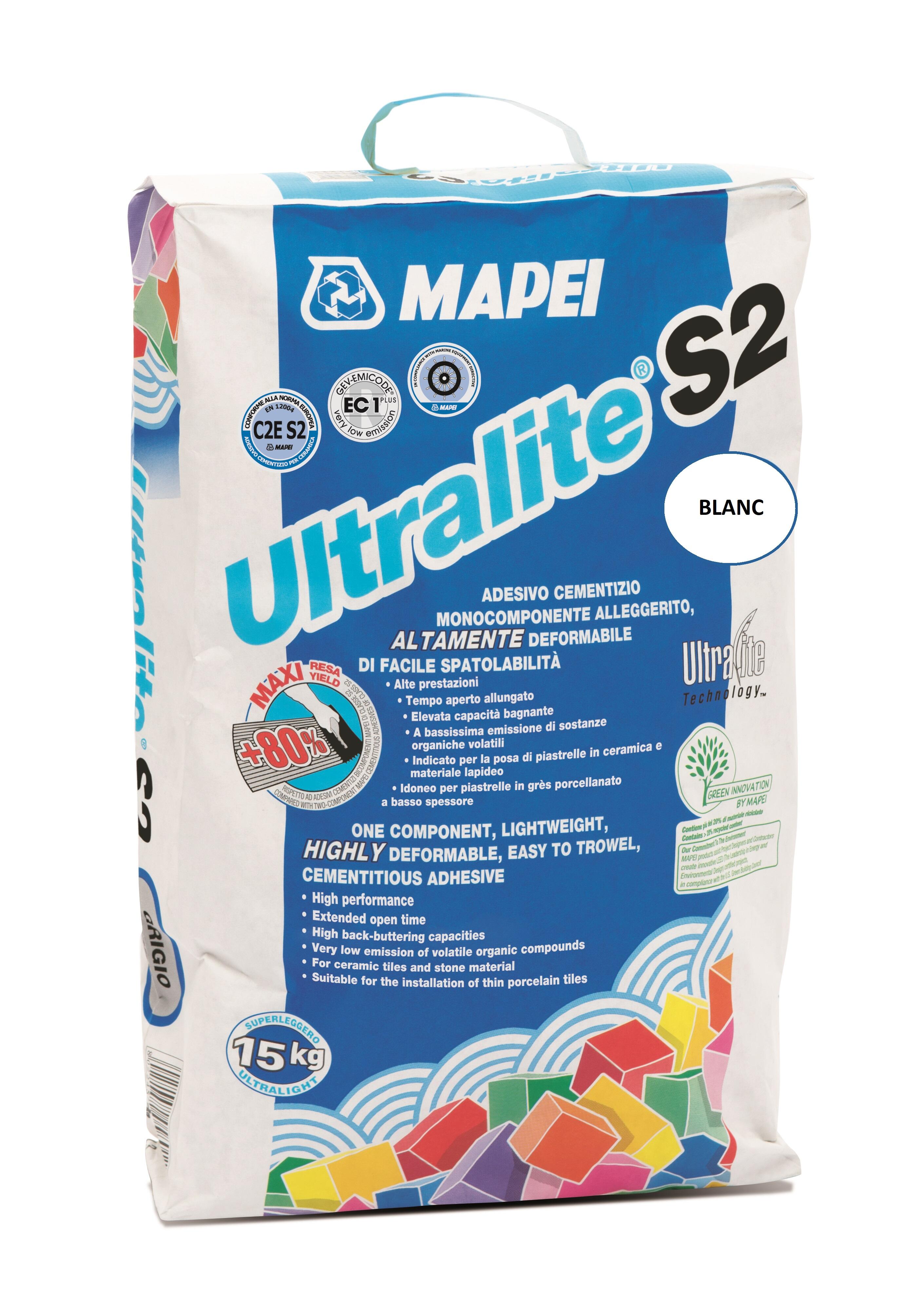 Ciment-colle léger pour carreaux - - 11,3kg MAPEI