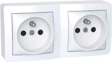 Double prise de courant 2P+T  ALREA - SCHNEIDER ELECTRIC