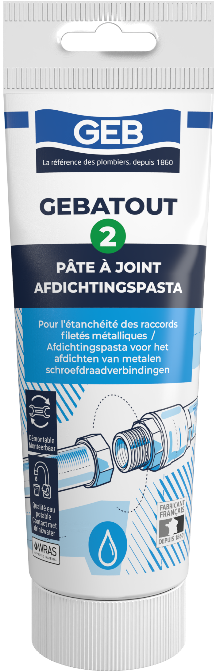 Pâte à joint 250 ml Gebatout 2 - GEB - 2