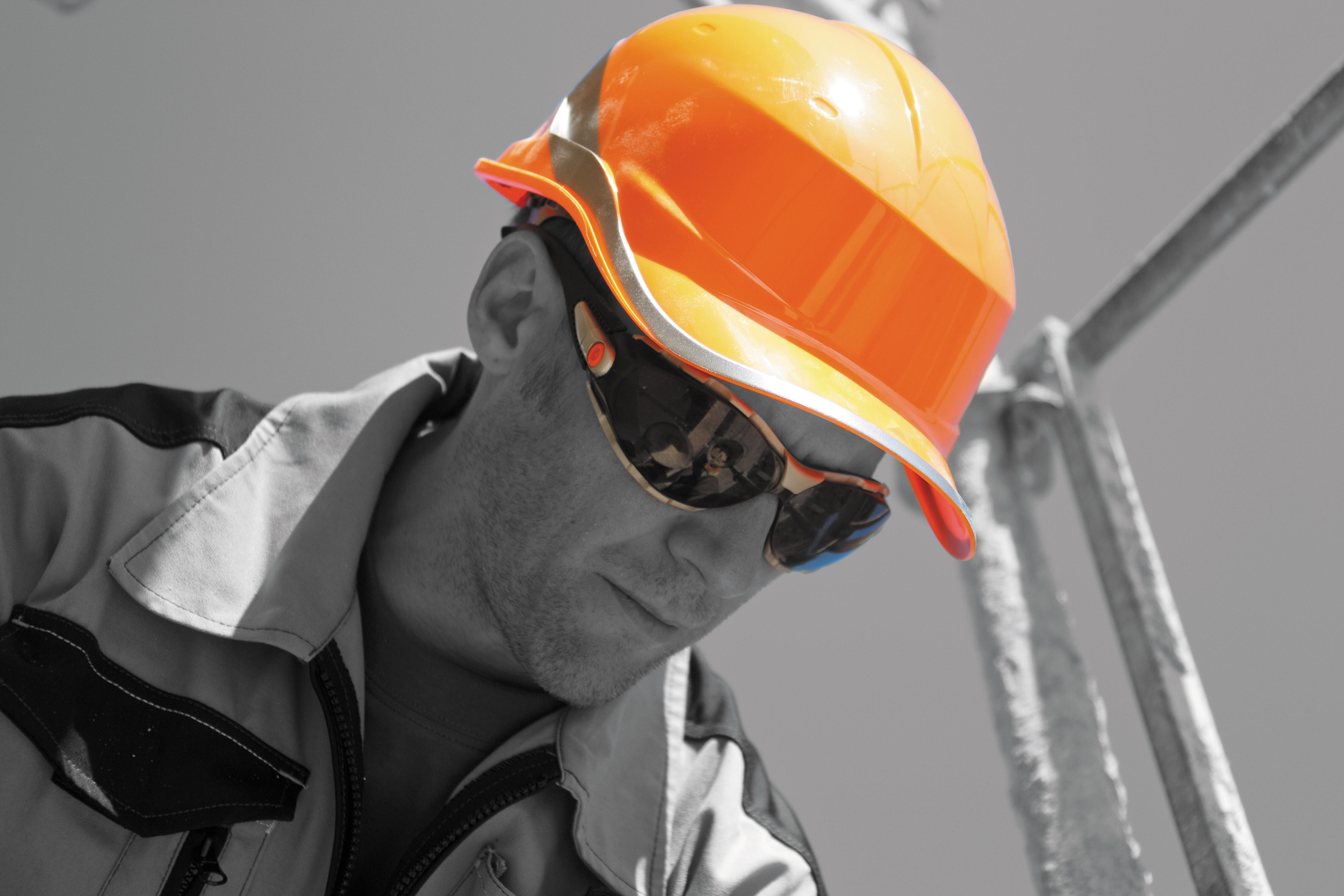 Casque de chantier orange DIAMOND V - DELTA PLUS - 2