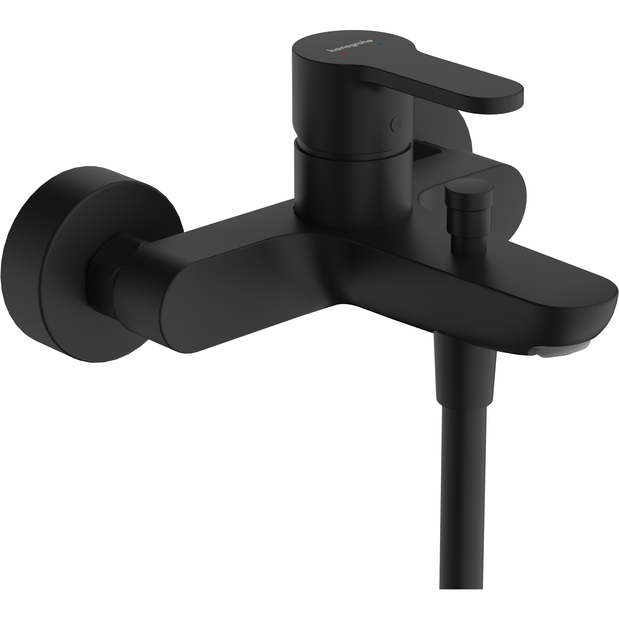 Bateria wannowa Czarna Stamis Hansgrohe