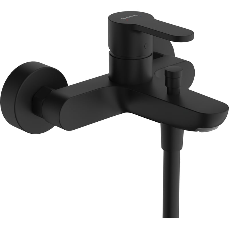 Bateria wannowa Czarna Stamis Hansgrohe