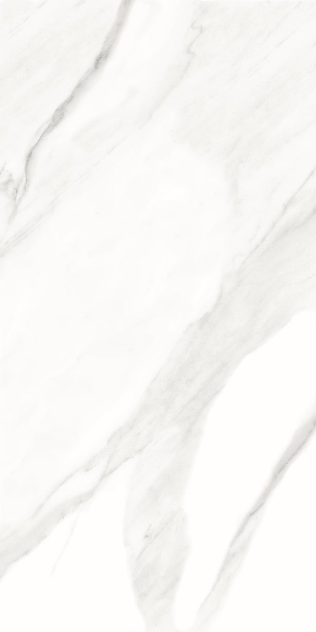Carrelage blanc effet marbre l.60 x L.120 cm Thasos