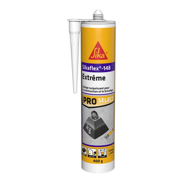 Mastic colle extrême Sikaflex 148 blanc 290ml - SIKA
