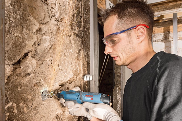 Outil rotatif multifonctions miniature solo Click&Go + L-Boxx - GRO 12V-35 BOSCH PROFESSIONAL