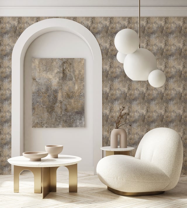 Tapeta Painterly Plain Beton winylowa na flizelinie