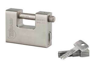 Porte-cadenas Thirard Acier Zingué 100mm - Pour Coffre, Porte Ou Meuble - Sécurité Intérieure