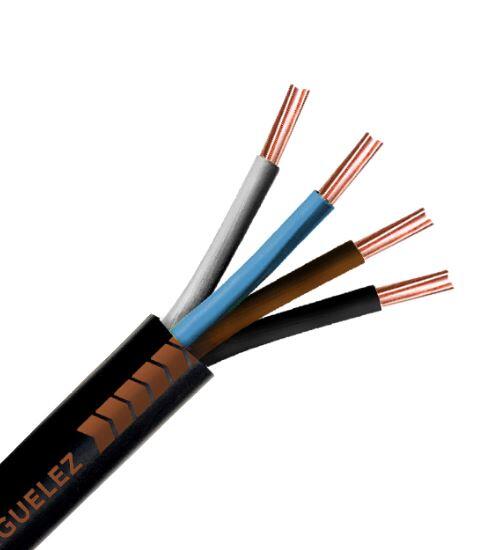 Câble électrique U-1000 R2V  4 x 1,5 mm²  au mètre Barrynax - MIGUELEZ
