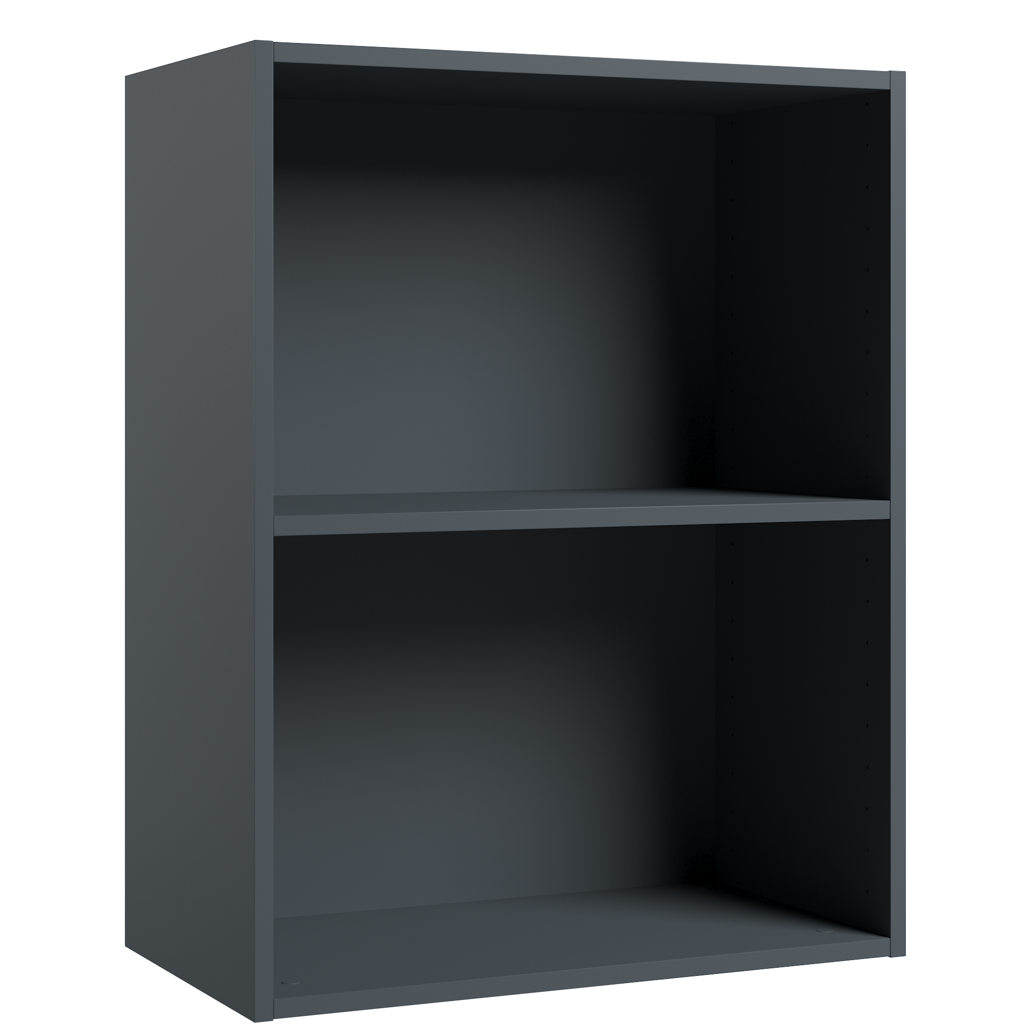 Caisson haut de cuisine l.60 x H.76,80 x P.33 cm Gris - 2