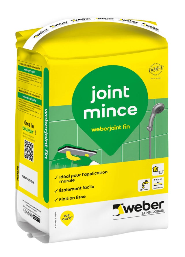 Joint fin blanc pur E06 5kg WEBER