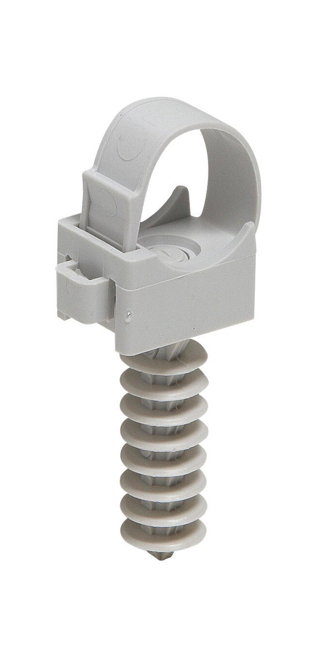 Lot de 15 clips simples tube IRL Diam.20 mm + chevilles - LEGRAND