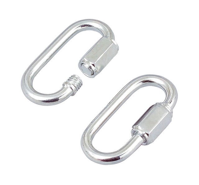 Maillons de jonction acier zingué fil d 6mm 2 pièces