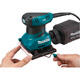 Ponceuse vibrante 1/4 feuille 200W plateau ponçage L.112 x l.102 mm - BO4555 MAKITA