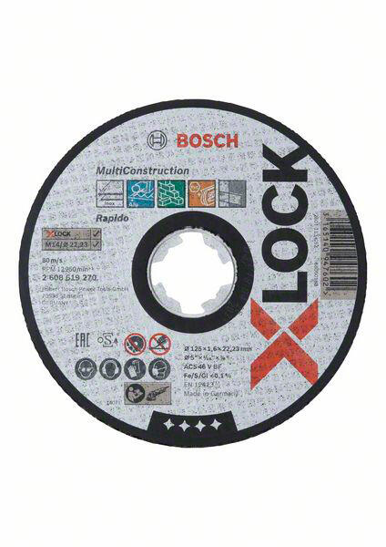 Disque à tronçonner multi matériaux Diam.125 mm - BOSCH - 2
