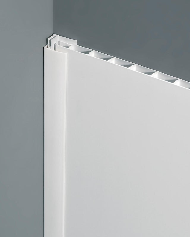 PERFIL PVC EXTREMIDAD CLIPABLE BLANCO