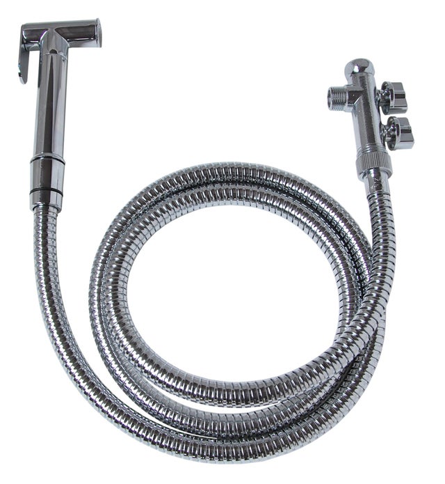 Kit hygiène WC en laiton chromé SUPERB