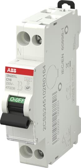 Disjoncteur modulaire 16A SN201L - ABB
