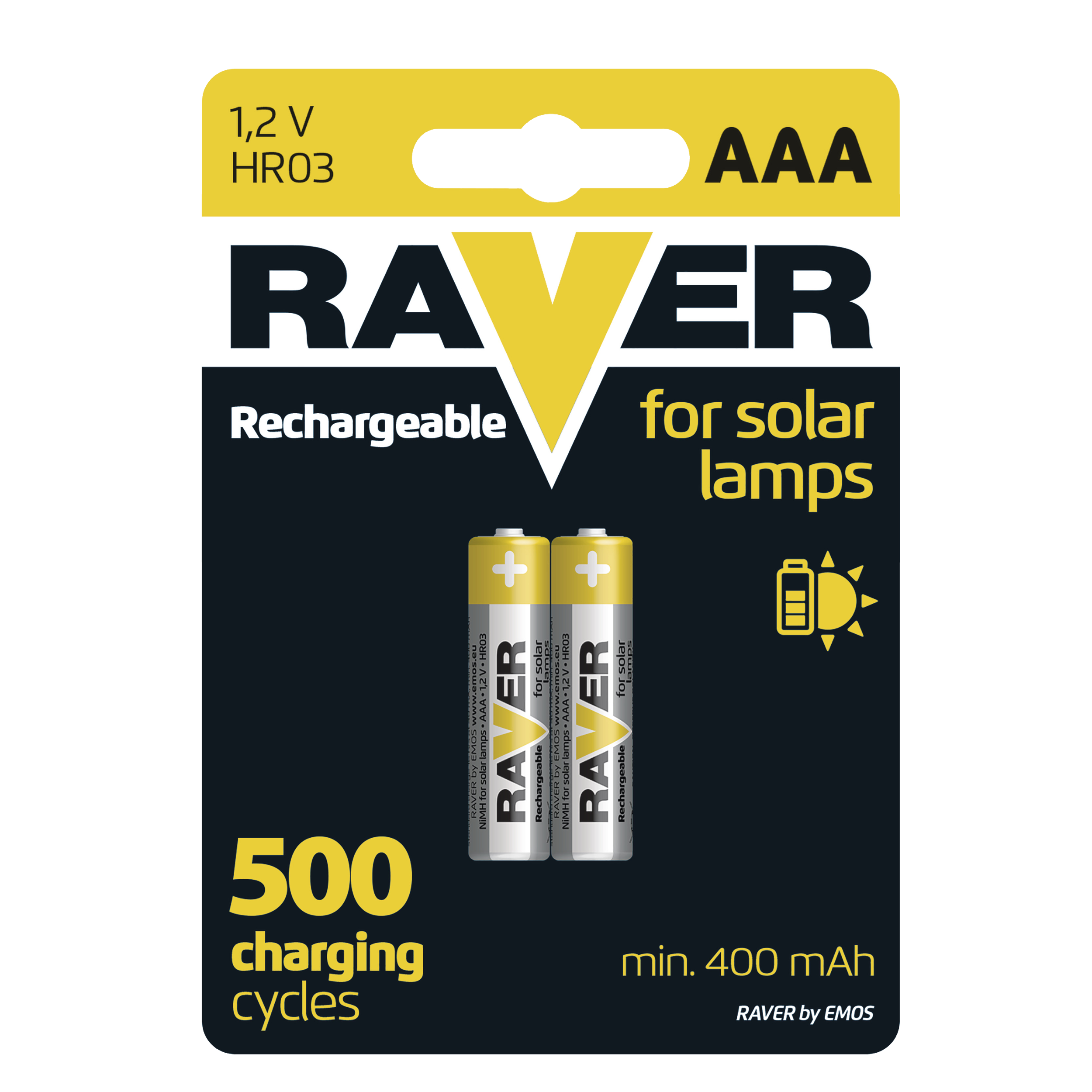 Akumulator EMOS RAVER SOLAR AAA 2szt.