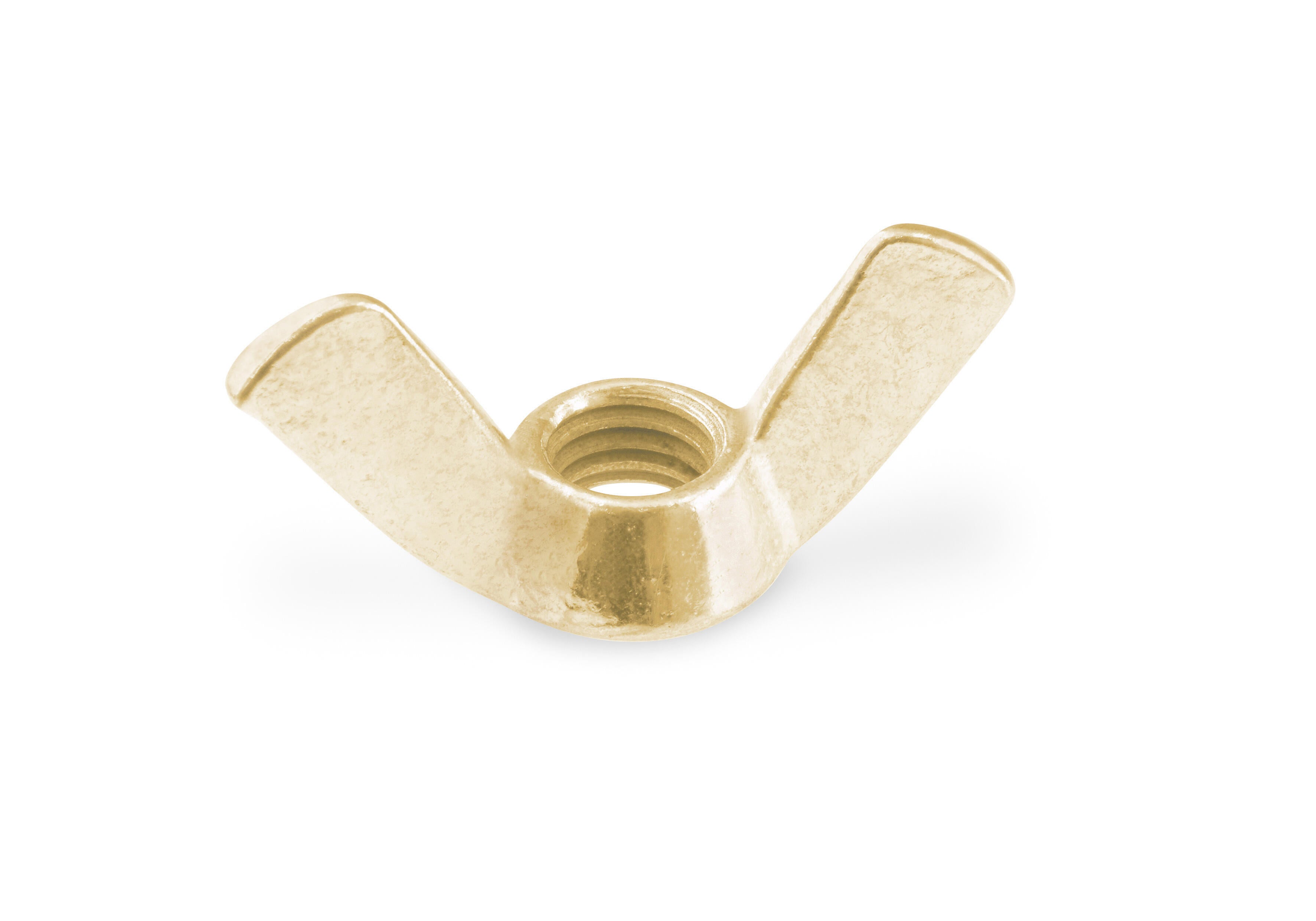 ECROU,M6-1pcs--Écrous papillon en laiton massif, pour vis M3 M4 M5 M6