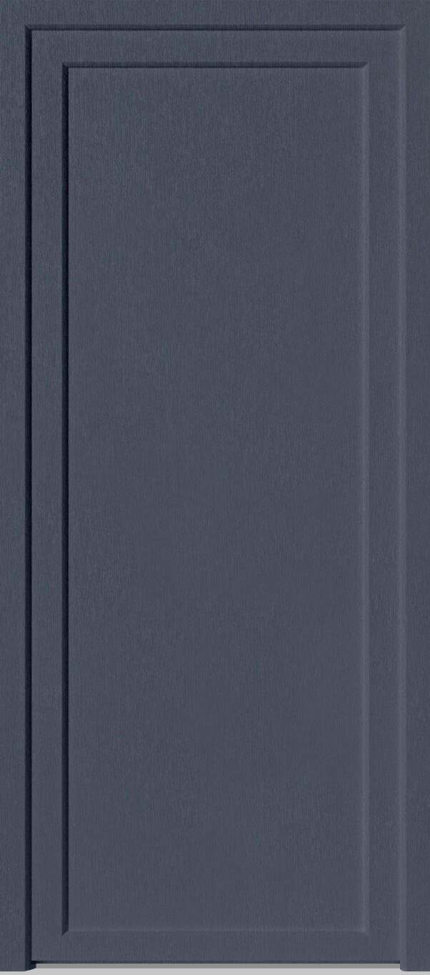 Porte de service PVC pleine Bicolor poussant gauche H.200 x l.90 cm