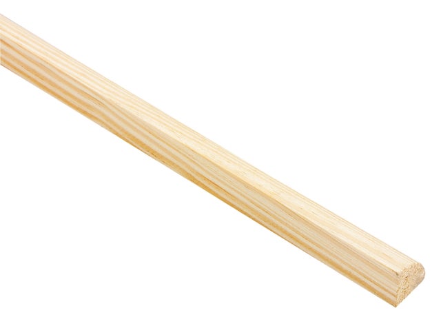 Quart de rond en pin des landes sans nœud 17 mm Long.2,4 m - SOTRINBOIS