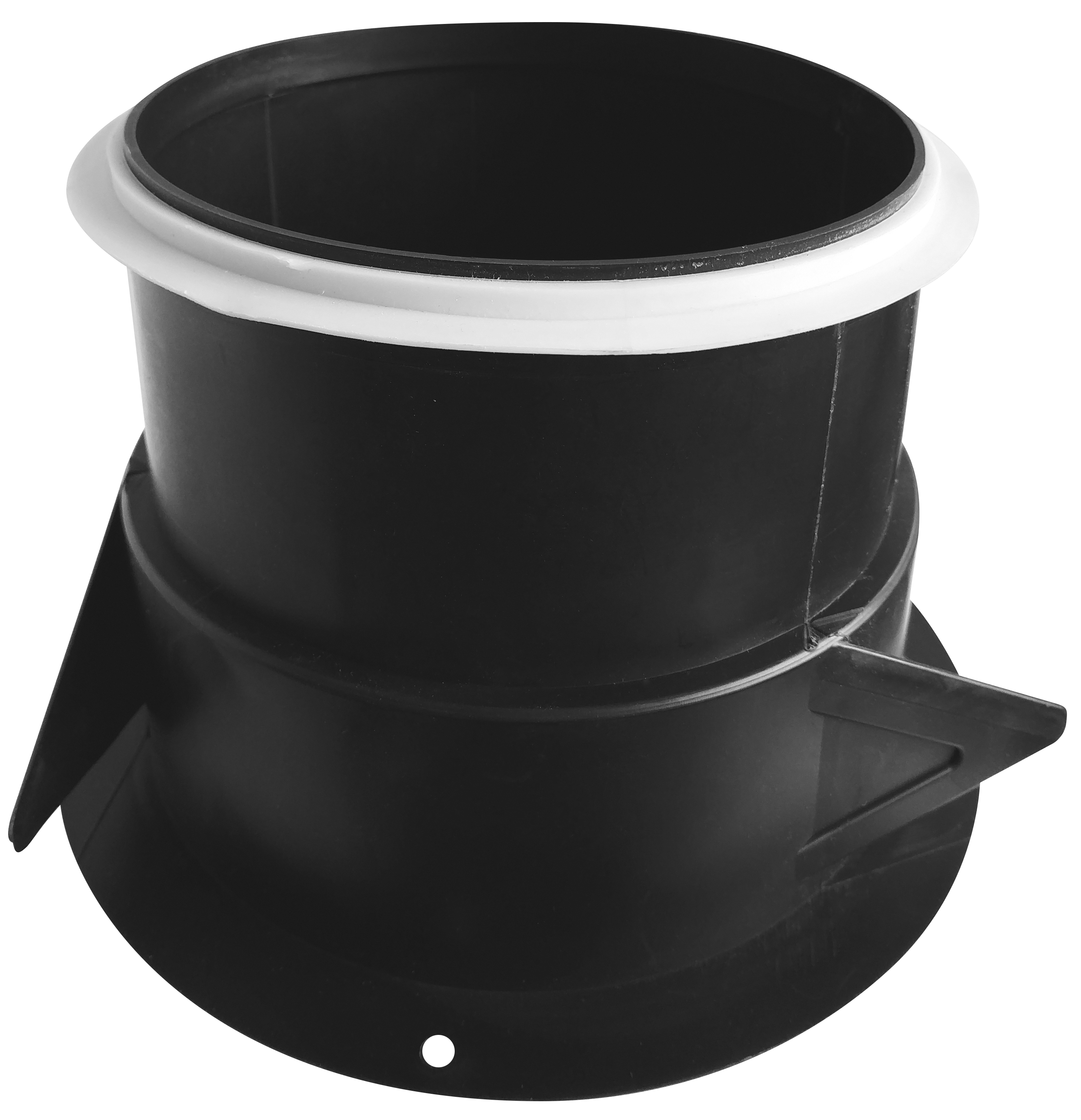 Bouche d'Extraction VMC Réglable Ronde 160 mm - Blanc