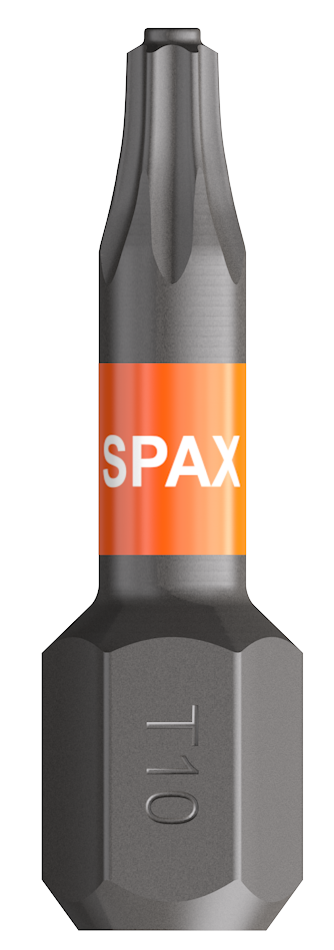 Embout de vissage Torx inox SPAX-BIT T 10, 25 mm