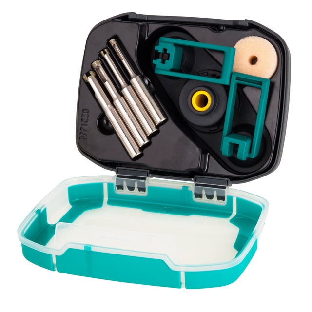 Coffret de 4 forets diamant + guide - WOLFCRAFT