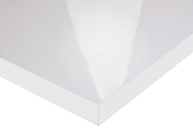 Plan de travail îlot stratifié blanc brillant L.1900 x P.1000 x ép.39 mm hydrofuge