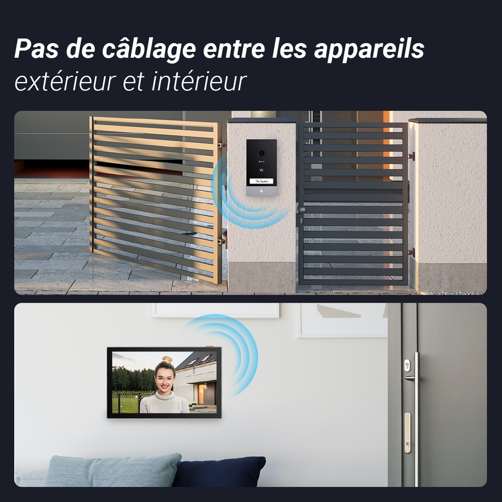 Visiophone sans fil connecté Ep7, EZVIZ - 3