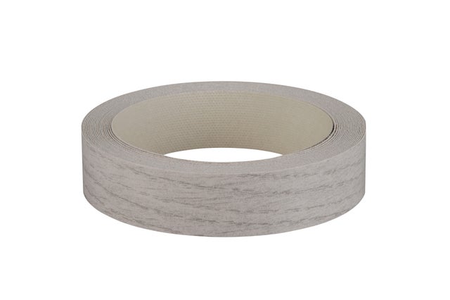 Chant thermocollant frêne ligné gris  l.2,3 x L.500 cm