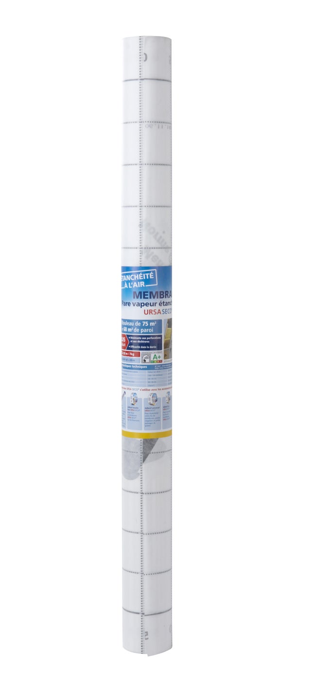 Membrane étanche à l'air, frein vapeur, sd = 20 m - URSA