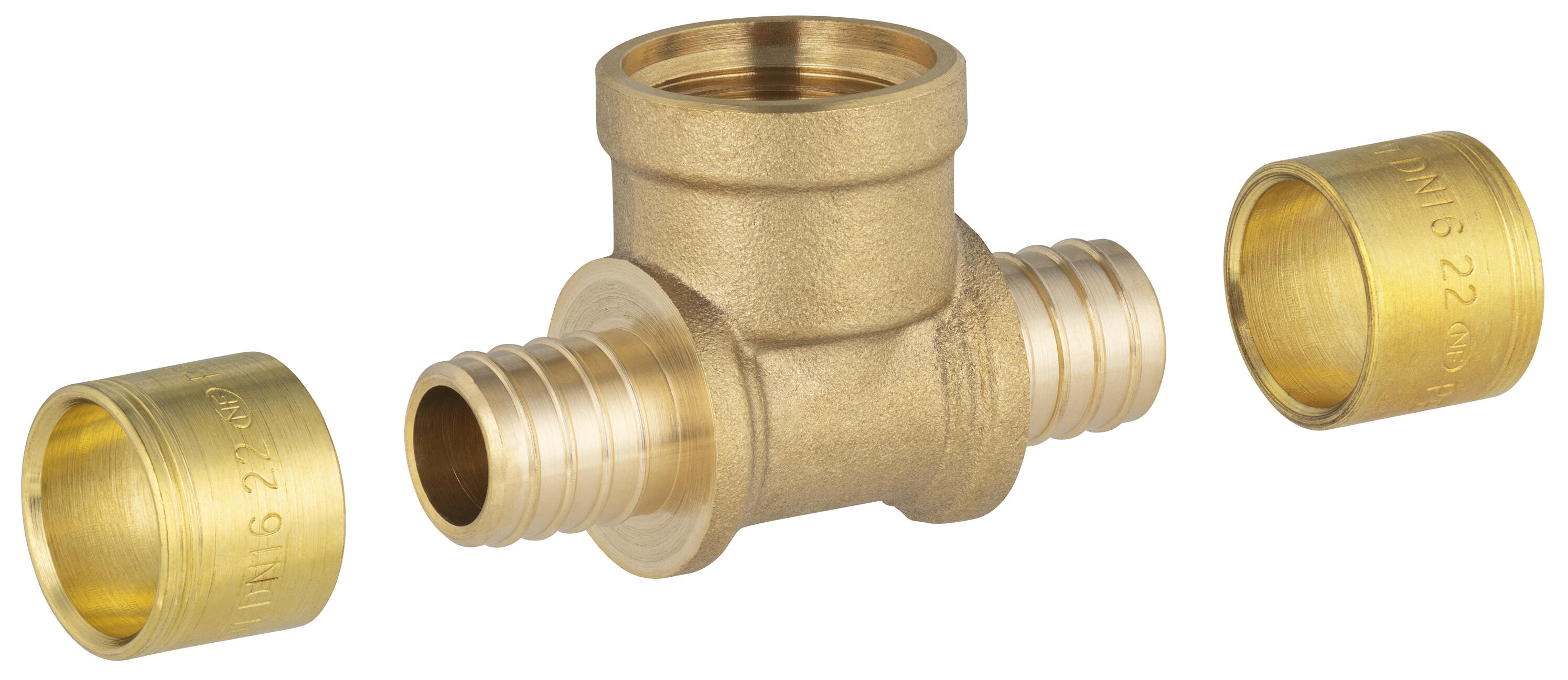 Raccord Té Fileté Femelle NPT 1/2" RapidAir Maxline - Neuf - Réf. M8019