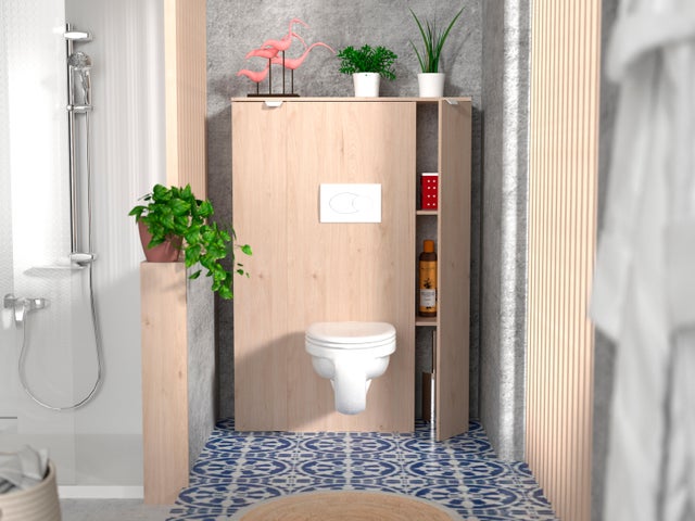 Habillage WC aspect chêne Jackson Switch 2